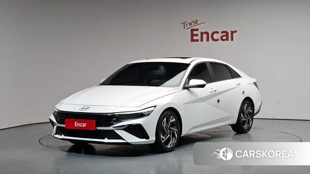 Hyundai The New Avante (CN7) 2023 Белый из Кореи