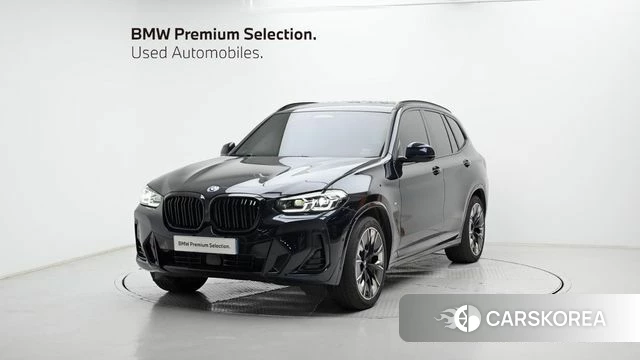 BMW iX3 2022 Синий из Кореи