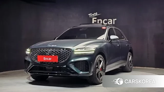 Genesis GV70 2023 Темно-зеленый из Кореи