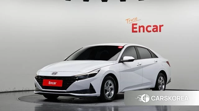 Hyundai Avante (CN7) 2021 Белый из Кореи