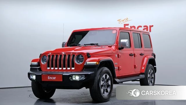Jeep Wrangler (JL) 2019 Красный из Кореи