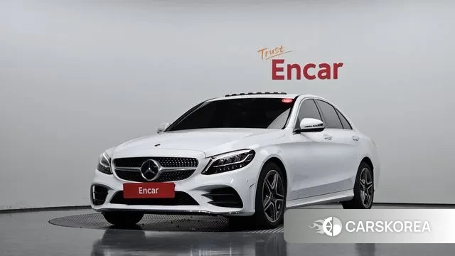 Mercedes-Benz C-Class W205 2021 Белый из Кореи