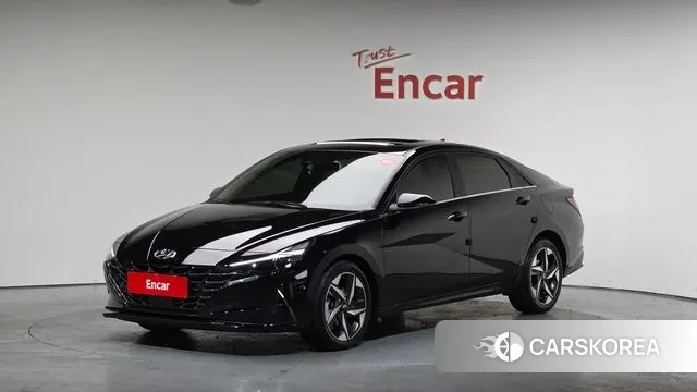 Hyundai Avante (CN7) 2021 Черный из Кореи