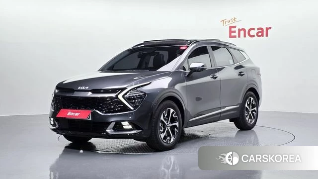 Kia Sportage 5th Generation Hybrid 2023 Серый из Кореи