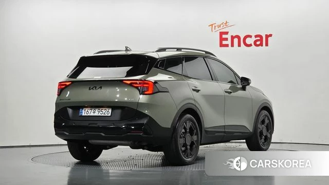 Kia The New Sportage 5th Generation 2025 Зеленый из Кореи