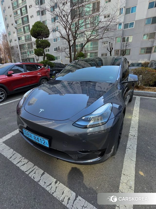 Tesla Model Y 2023 Серый из Кореи