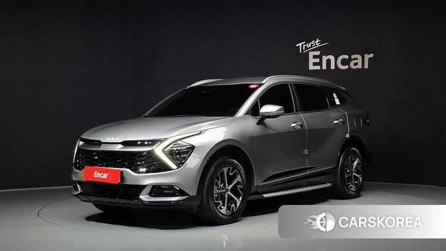 Kia Sportage 5th Generation Hybrid 2024 Серебристо-серый из Кореи