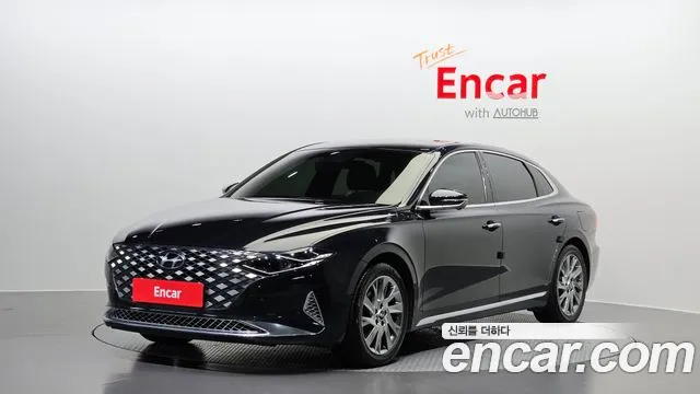 Hyundai The New Grandeur IG Hybrid 2021 Синий из Кореи
