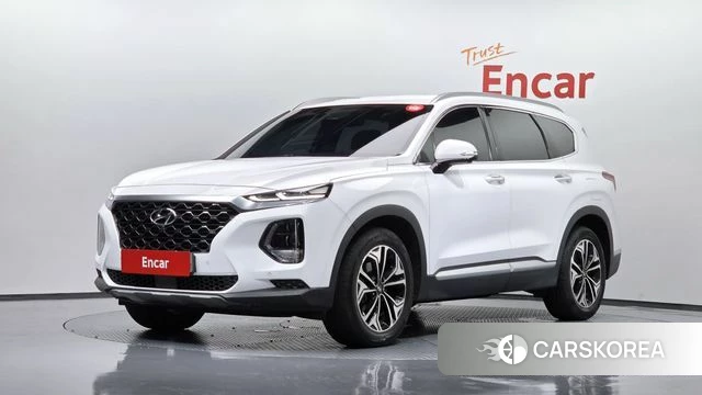 Hyundai Santa Fe TM 2019 Белый из Кореи