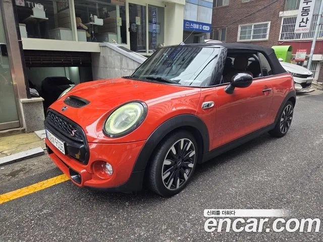 Mini Cooper S Convertible 2019 Оранжевый из Кореи