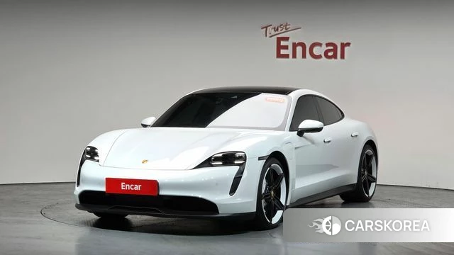 Porsche Taycan 2022 Белый из Кореи
