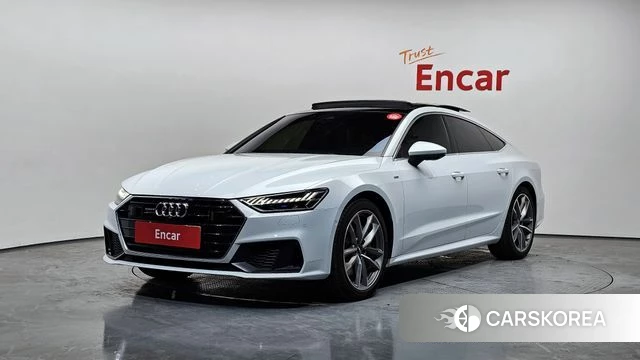 Audi A7 (4K) 2020 Белый из Кореи