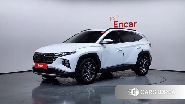 Hyundai Tucson Hybrid (NX4) 2021 Белый из Кореи