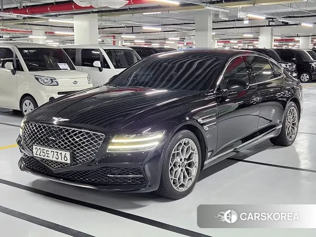Genesis G80 (RG3) 2021 Черный из Кореи