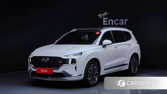 Hyundai The New Santa Fe 2021 Белый из Кореи