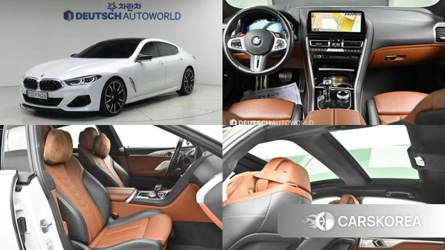 BMW 8 Series (G15) 2022 Белый из Кореи