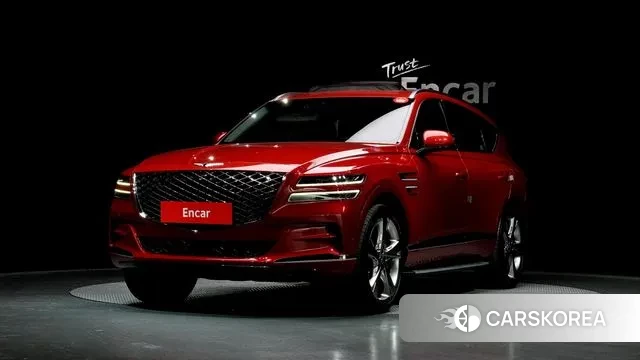 Genesis GV80 2021 Красный из Кореи