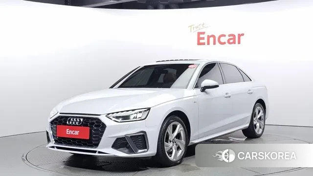 Audi A4 (B9) 2020 Белый из Кореи