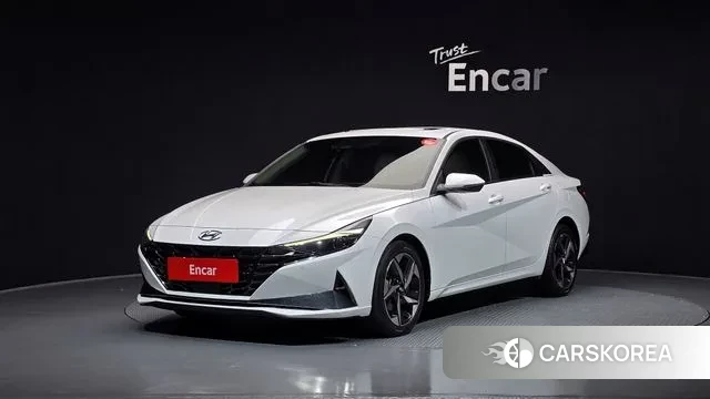 Hyundai Avante (CN7) 2020 Белый из Кореи