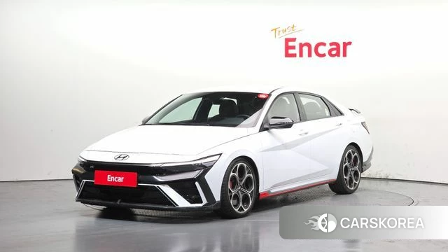 Hyundai The New Avante (CN7) 2024 Белый из Кореи