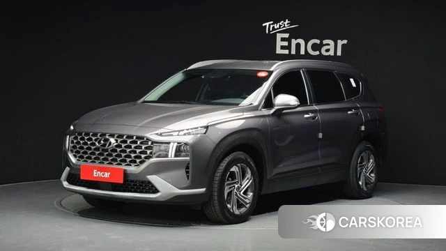 Hyundai The New Santa Fe 2022 Серый из Кореи