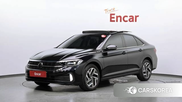 Volkswagen 7th Generation of Jetta 2023 Черный из Кореи