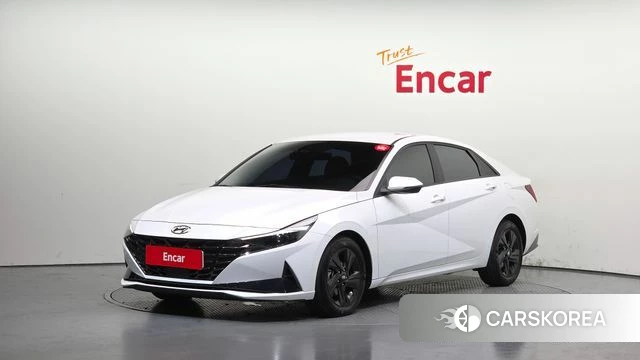 Hyundai Avante (CN7) 2023 Белый из Кореи