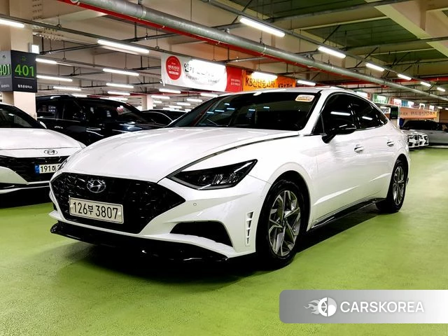 Hyundai Sonata (DN8) 2021 Белый из Кореи