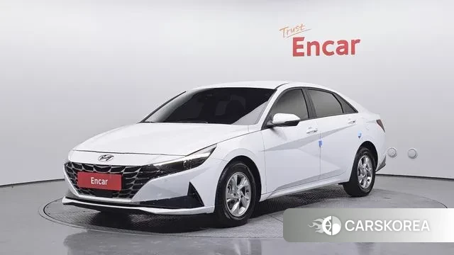 Hyundai Avante (CN7) 2021 Белый из Кореи