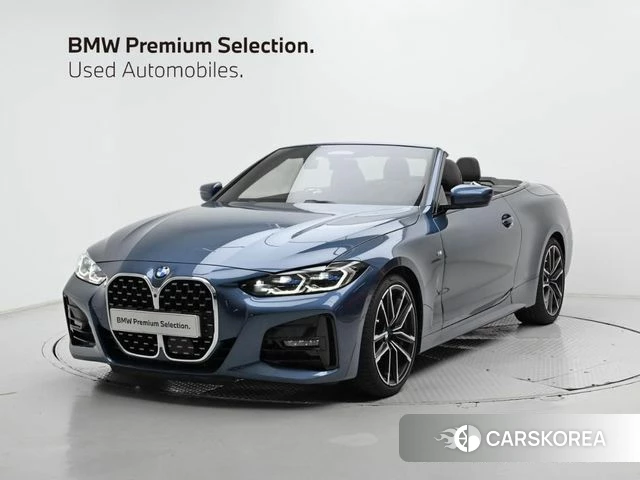 BMW 4 Series (G22) 2023 Синий из Кореи