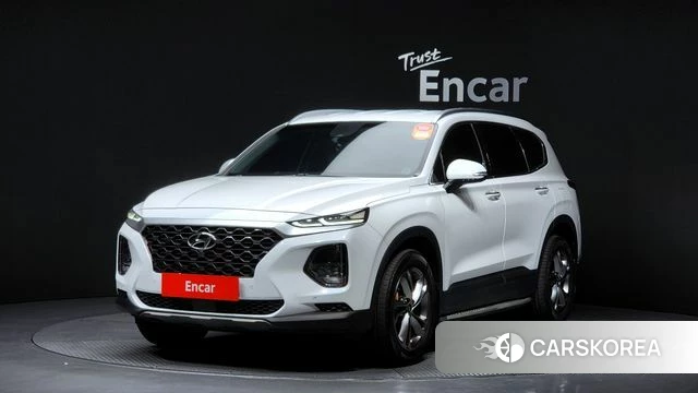Hyundai Santa Fe TM 2019 Белый из Кореи