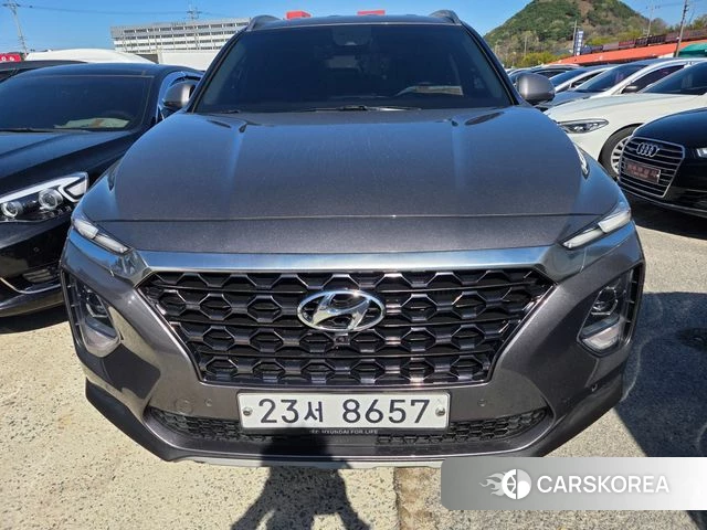 Hyundai Santa Fe TM 2018 Серый из Кореи