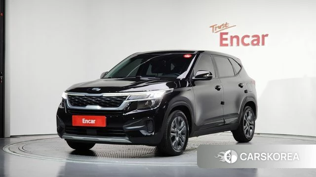 Kia Seltos 2019 Черный из Кореи
