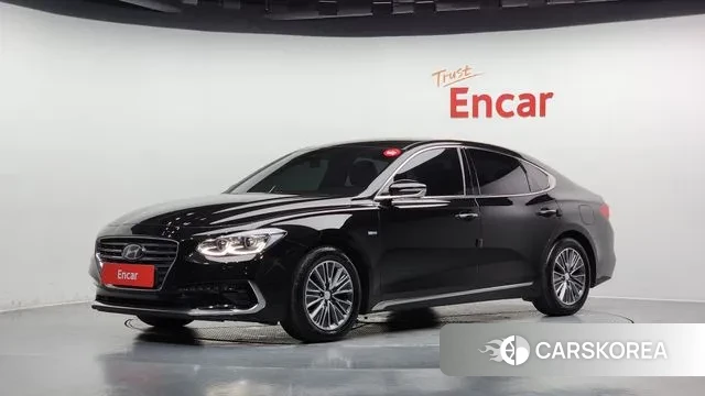 Hyundai Grandeur IG Hybrid 2018 Черный из Кореи