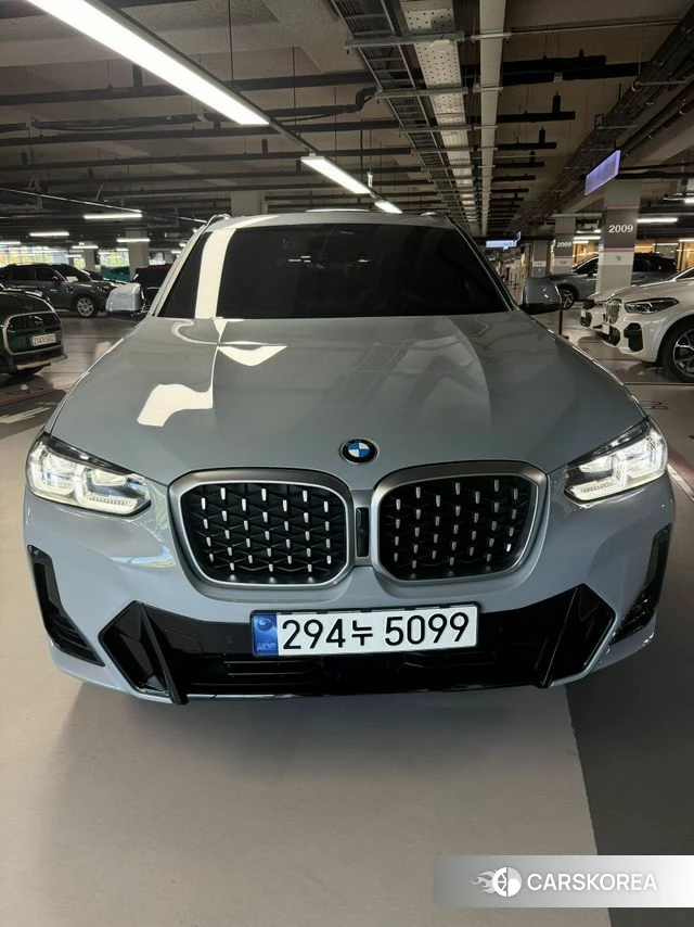 BMW X4 (G02) 2024 Небесно-голубой из Кореи