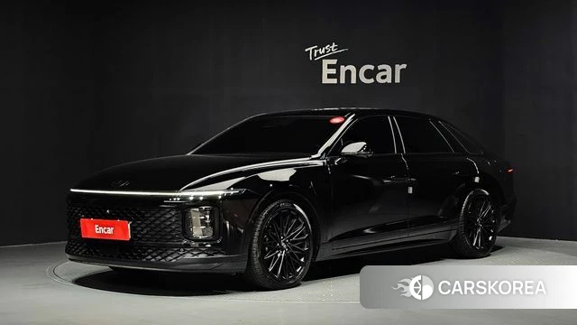 Hyundai Grandeur Hybrid (GN7) 2024 Черный из Кореи