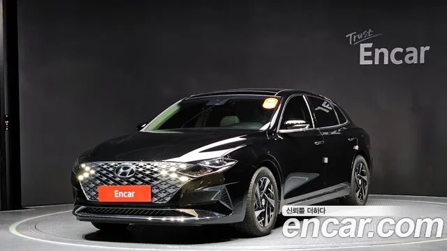 Hyundai The New Grandeur IG Hybrid 2021 Черный из Кореи