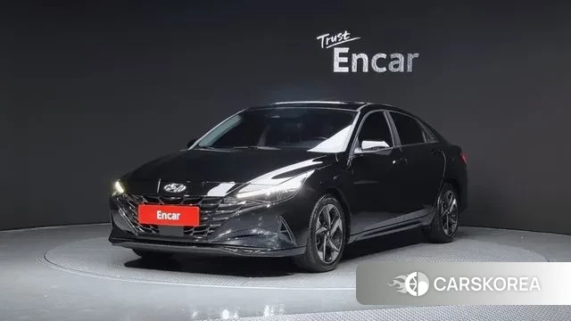 Hyundai Avante (CN7) 2020 Черный из Кореи