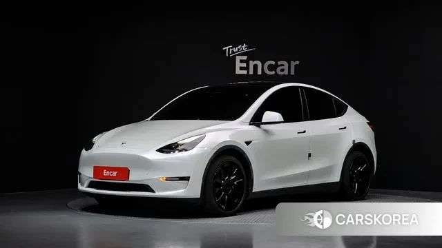 Tesla Model Y 2023 Белый из Кореи