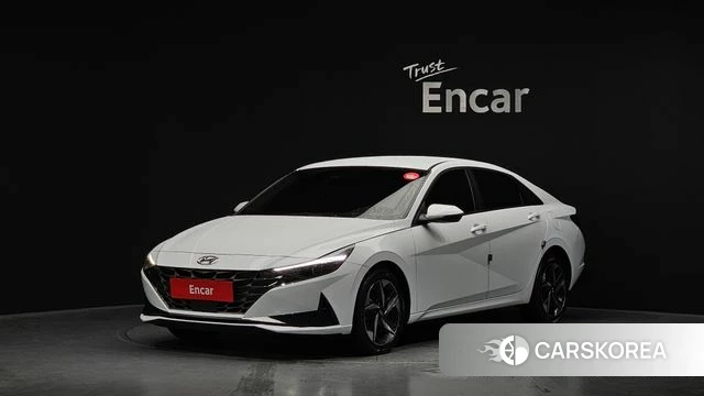 Hyundai Avante (CN7) 2020 Белый из Кореи