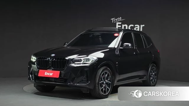 BMW X3 (G01) 2024 Черный из Кореи