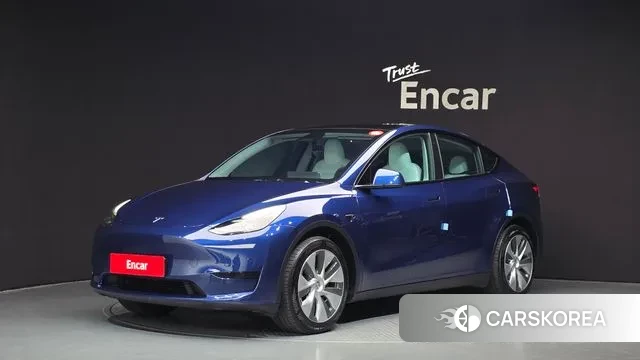 Tesla Model Y 2024 Синий из Кореи