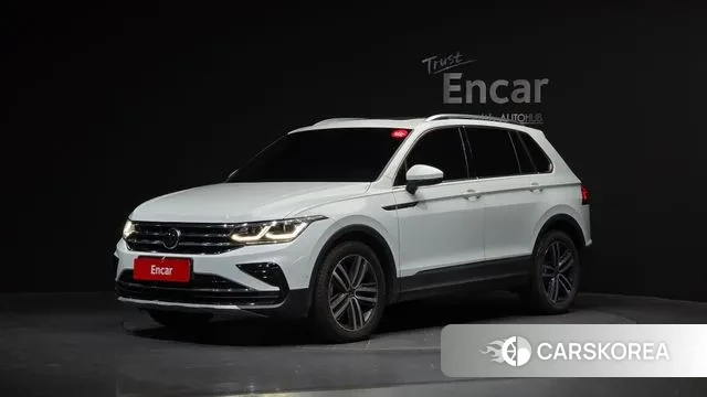 Volkswagen Tiguan second Generation 2021 Белый из Кореи