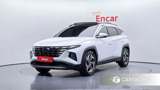Hyundai Tucson (NX4) 2021 Белый из Кореи