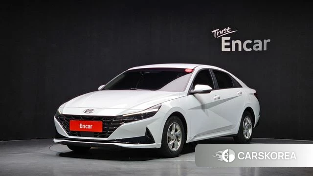 Hyundai Avante (CN7) 2022 Белый из Кореи