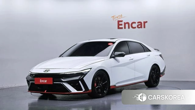 Hyundai The New Avante (CN7) 2023 Белый из Кореи