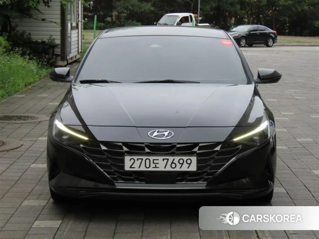 Hyundai The New Avante (CN7) 2023 Черный из Кореи