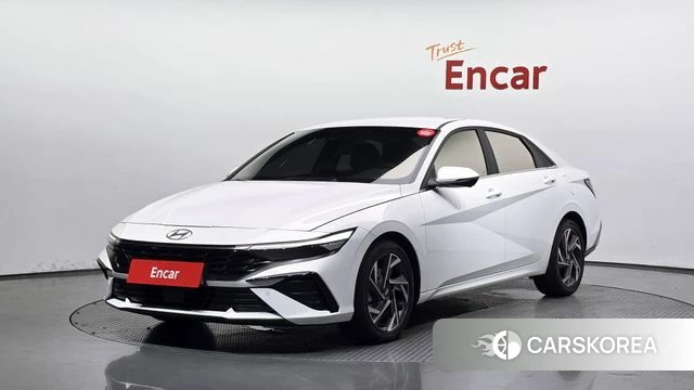 Hyundai The New Avante (CN7) 2023 Белый из Кореи