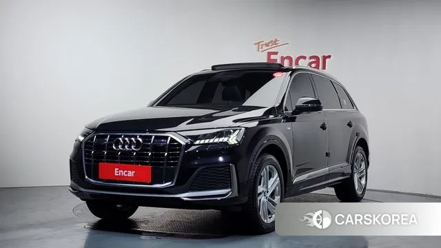 Audi Q7 (4M) 2021 Черный из Кореи