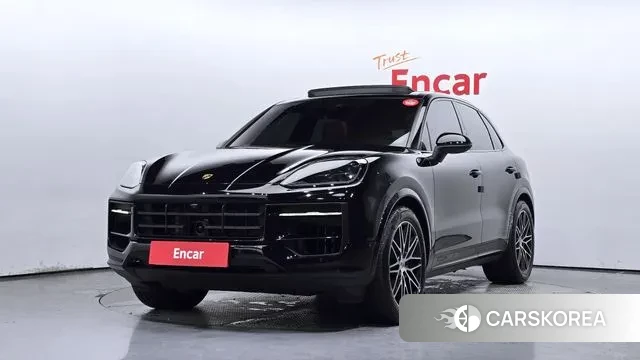 Porsche Cayenne (PO536) 2024 Черный из Кореи